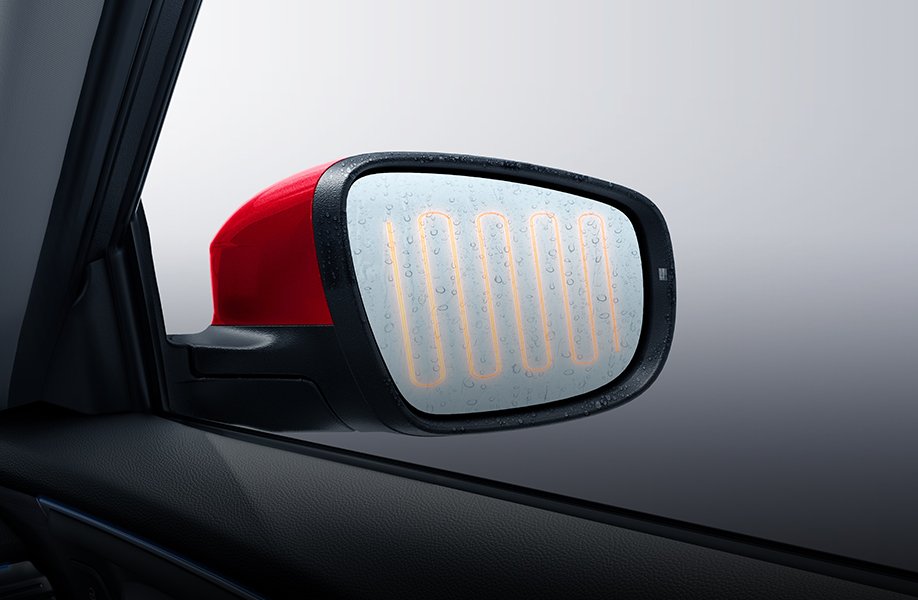 door mirror heating